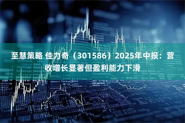 至慧策略 佳力奇（301586）2025年中报：营收增长显著但盈利能力下滑