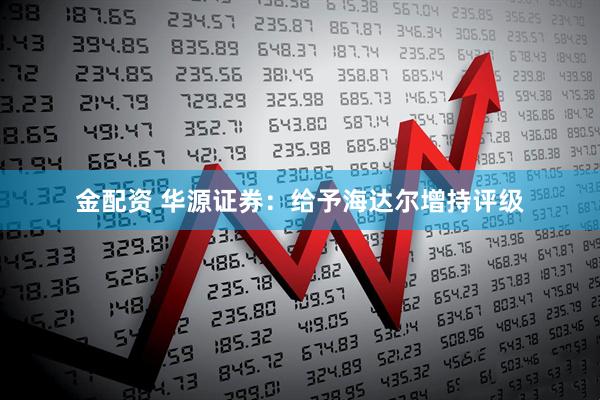 金配资 华源证券：给予海达尔增持评级