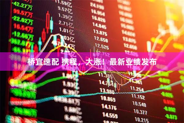 桥宜速配 携程，大涨！最新业绩发布