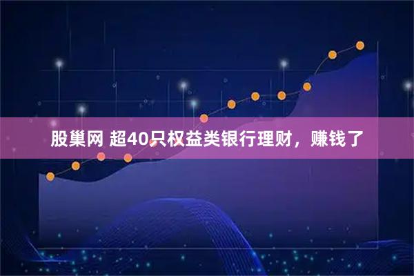 股巢网 超40只权益类银行理财，赚钱了